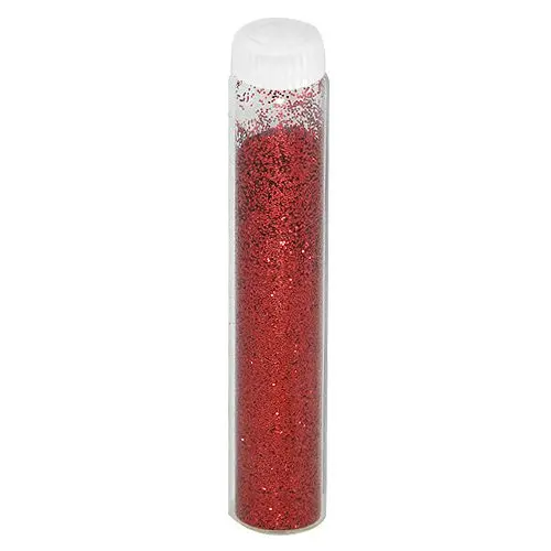 Red glitter dust powder