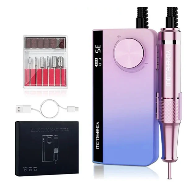 Electric nail drill, pink