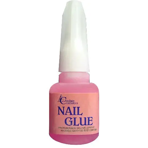 Tip glue with brush - pink, 10g