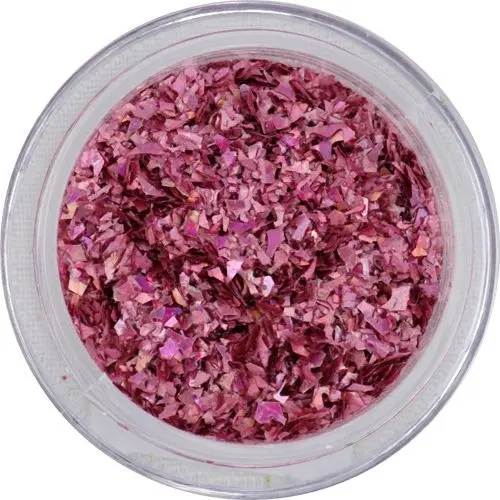 Small glitter flakes – pink