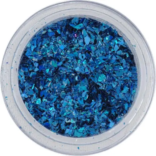 Glitter flakes small – dark blue