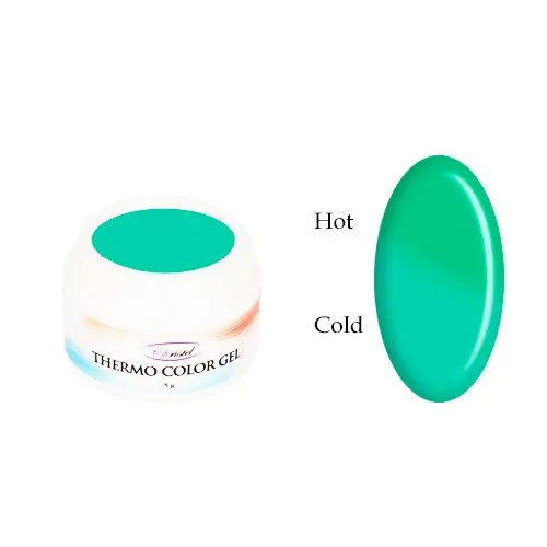 Thermo colour gel - LIGHT GREEN/OXID TURQUOISE, 5g