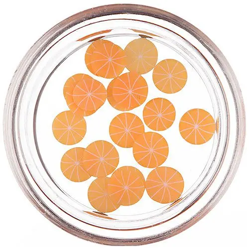 Fimo Nail Decorations - Sliced Orange