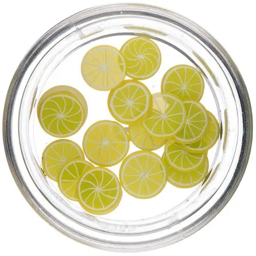 Sliced Lemon for Nail Decoration - Yellow